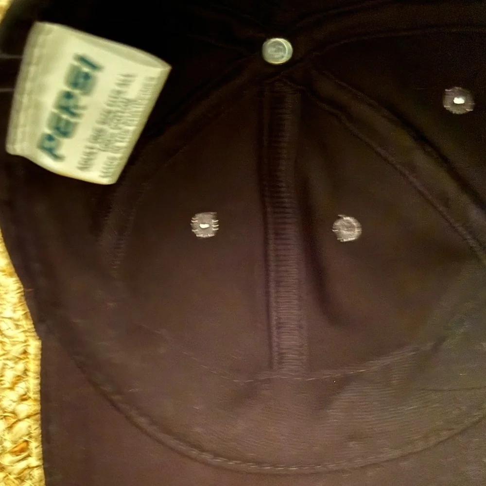 Pepsi Vintage Generation Next Hat, slide back, adjustable‎ Black